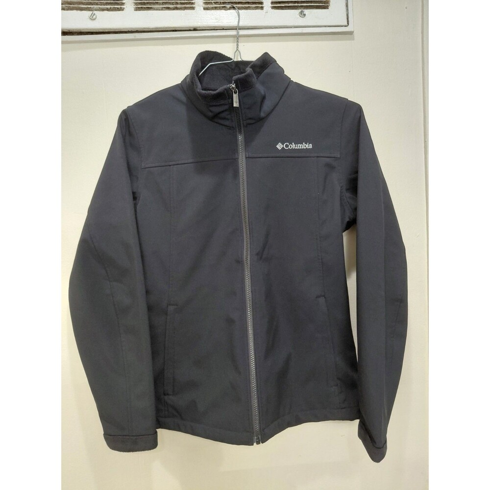 Columbia Softshell Water Resistant Black Jacket M